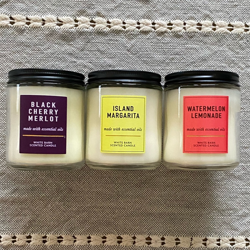 Bath and Body Works Single Wick Candle Bundle NWT
